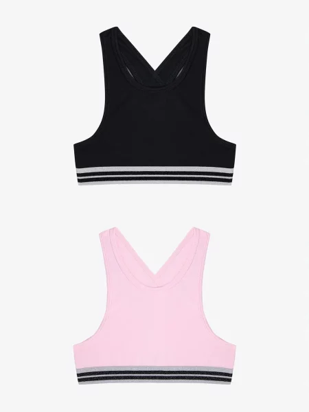Penti Top PENTI Glitzer-Sporttops im crna