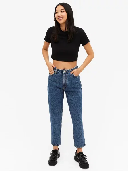 Завужені джинси Monki синій