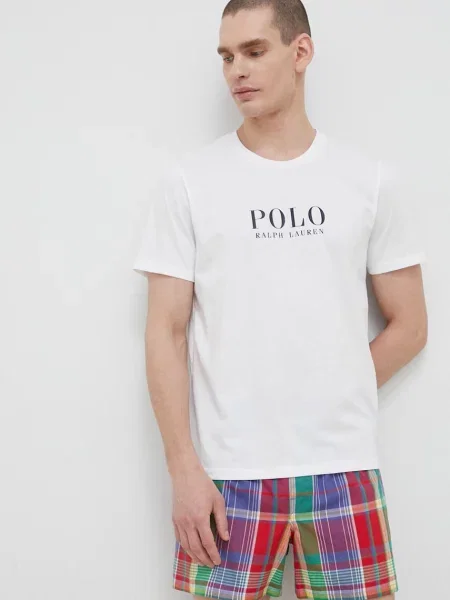Polo Ralph Lauren pyžamové tričko biela