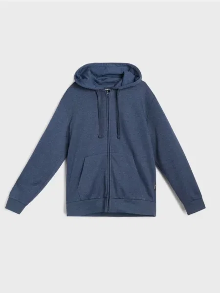 Sinsay Rozpinana bluza z kapturem i granatowy