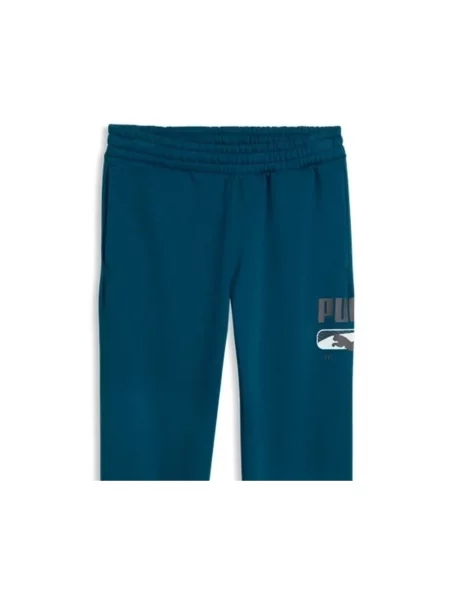 Pantaloni sport Puma cu autograf verde