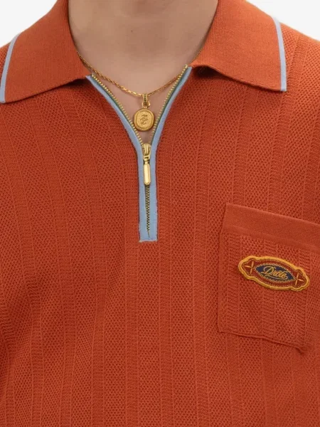 Polo Drôle De Monsieur πορτοκαλί