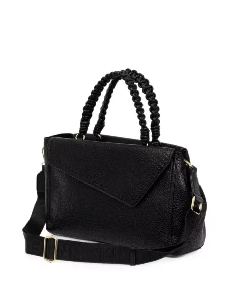 Geantă shopper Ermanno Firenze țesută negru