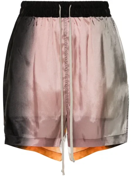 Szerokie szorty Rick Owens gradientowe szare