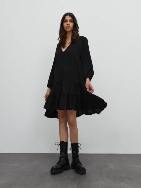 EDITED Rochie tip bluză Eileen' negru