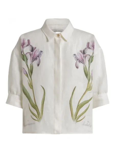 Cămașă Alberta Ferretti cu model floral cu imagine