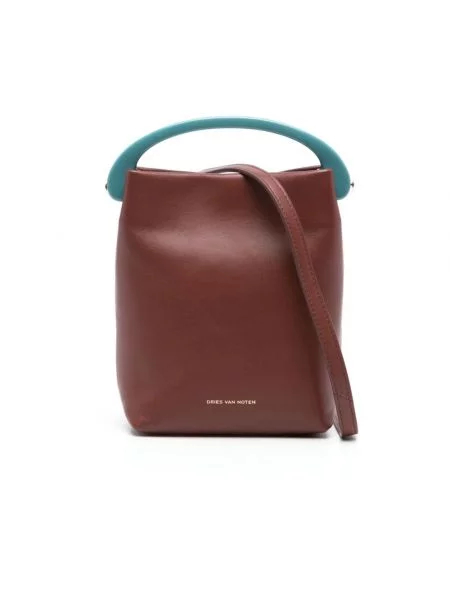 Torba Dries Van Noten casual brązowa