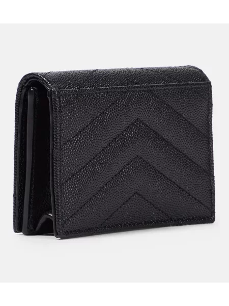 Portofel Saint Laurent din piele negru
