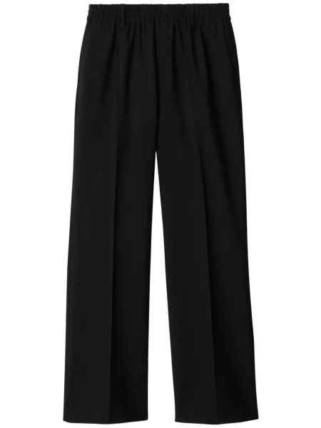 Pantaloni Burberry de lână negru