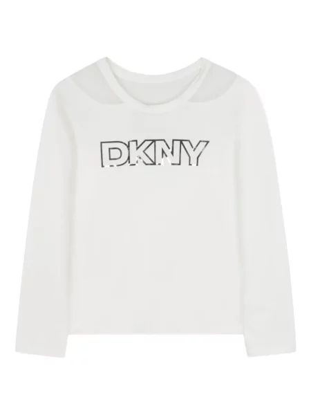 Top dziecięcy Dkny biały