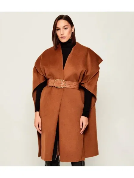 Elisabetta Franchi Gyapjú poncsó | Oversize fit