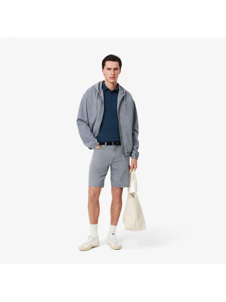 Поло Lacoste синее
