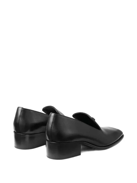 Pantofi loafer Jimmy Choo din piele negru