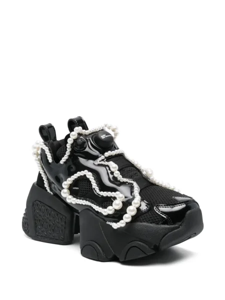 Sneakerși Noir Kei Ninomiya cu perle negru