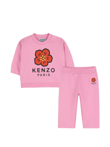 Komplet dresowy dziecięcy Kenzo różowy