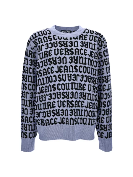 Sweter Versace Jeans Couture niebieski
