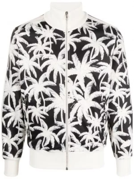 Geacă Palm Angels cu imagine negru