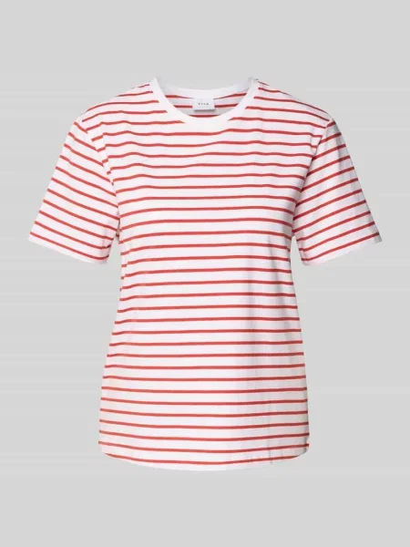 T-shirt z okrągłym dekoltem model ‘NORA’ Vila