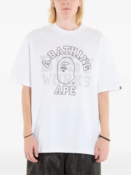 Tricou A Bathing Ape® alb