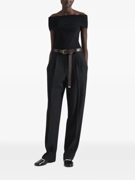 Top Givenchy cu umerii deschiși negru