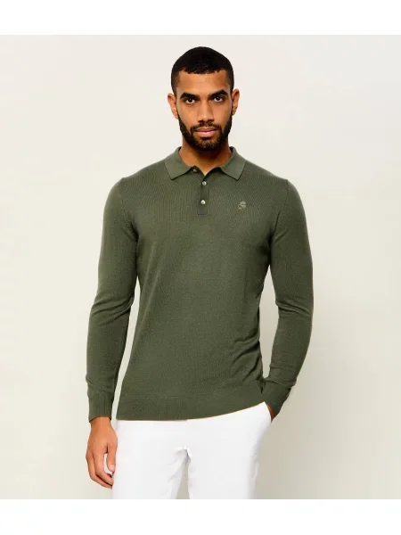 Tricou polo Karl Lagerfeld de lână