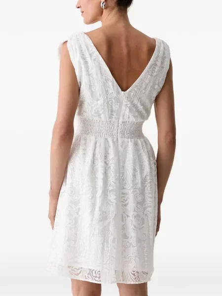 Rochie mini Morgan din dantelă alb