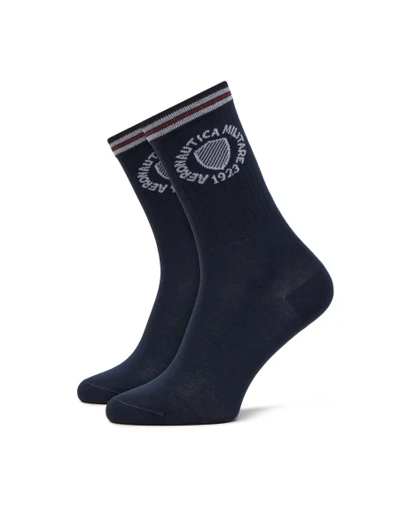 Aeronautica Militare Șosete Înalte Unisex Bleumarin albastru