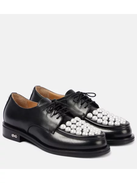 Kožené loafers Mach & Mach černé