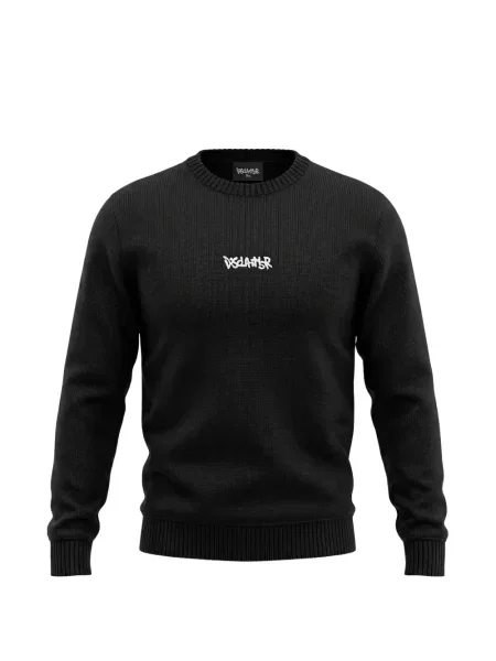 Sweter dziecięcy Disclaimer czarny