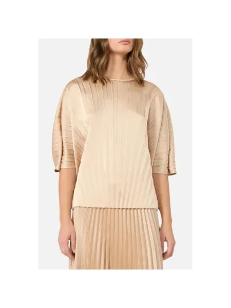 Bluzka Weekend Max Mara beżowa