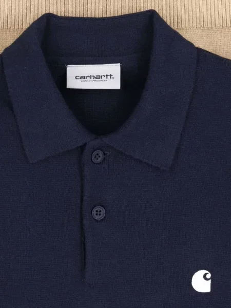 Tricou polo Carhartt Wip albastru