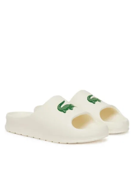 Pantofle Lacoste bílé