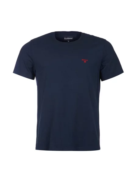 Barbour T-shirt basic ESSENTIALS granatowa