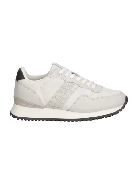Sneakersy Napapijri skórzane beżowe