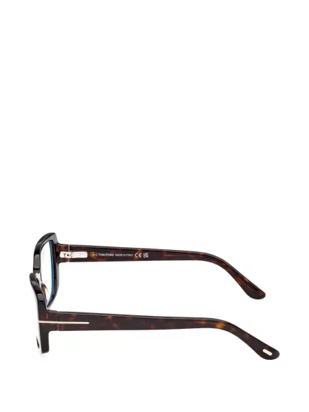 Ochelari de soare Tom Ford Eyewear cu autograf maro
