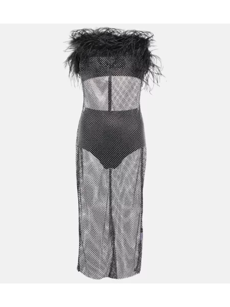 Sukienka midi Giuseppe Di Morabito do kolan garniturowa czarna