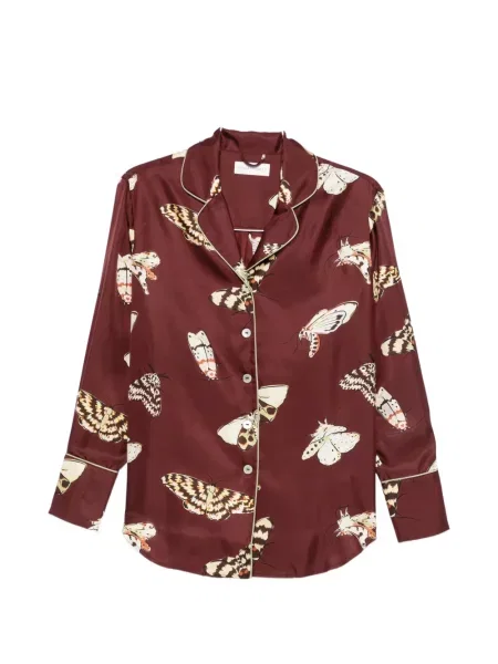 Pidžama Olivia Von Halle s printom smeđa