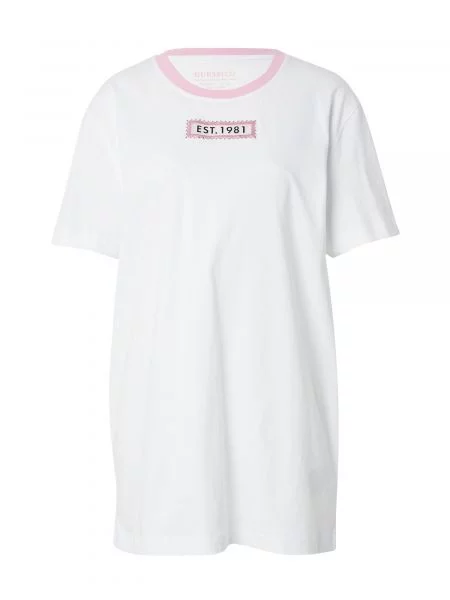 Kratek majica Guess bela