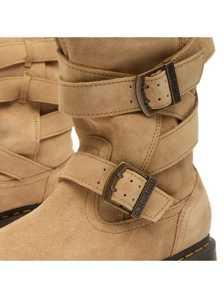 Kozaki Dr. Martens brązowe