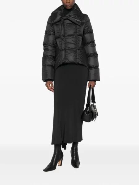 Matlasat geacă Rick Owens negru