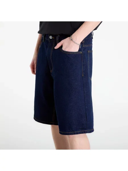 Šortky OBEY Bigwig Baggy Denim Short Rinse Indigo