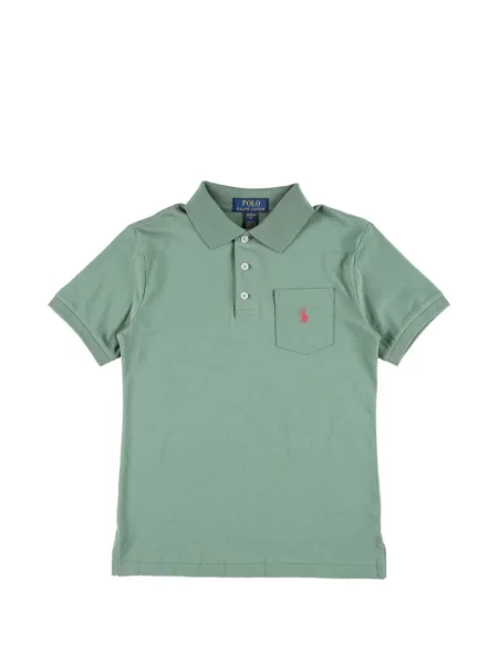 Koszulka polo dziecięca Polo Ralph Lauren zielona