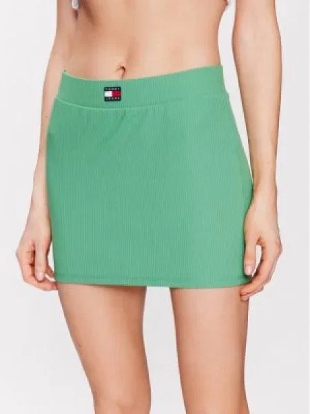 Tommy Jeans Fustă verde