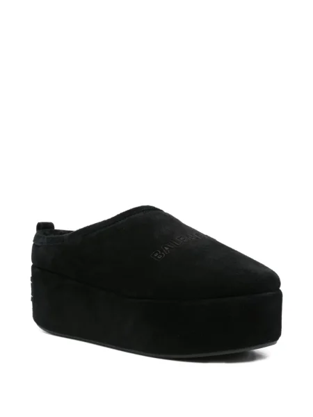 Papuci tip mules Balenciaga negru