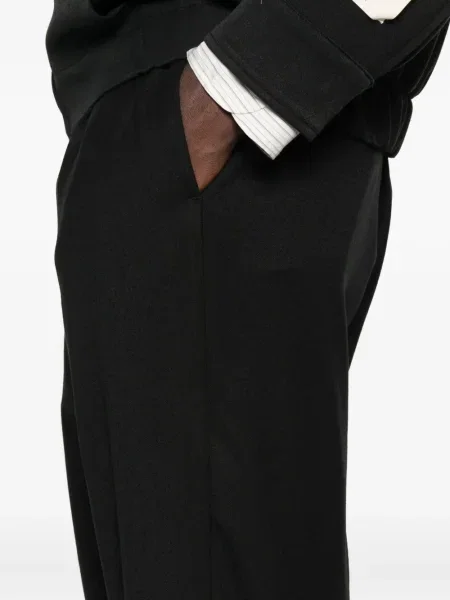 Pantaloni Dell'oglio plisate negru