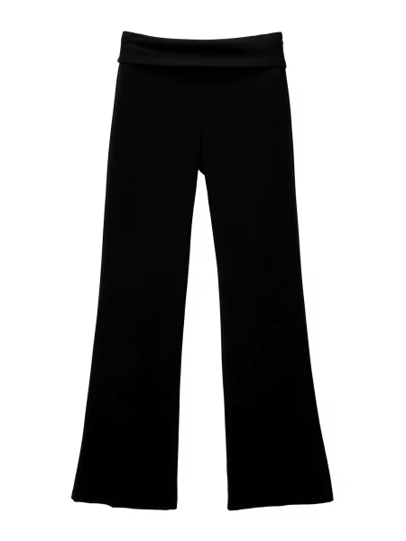 Pull&Bear Pantaloni negru