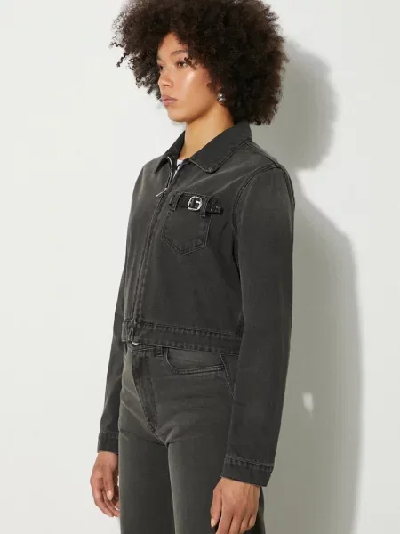 Джинсова куртка Coperni Denim Workwear Jacket перехідна сірий