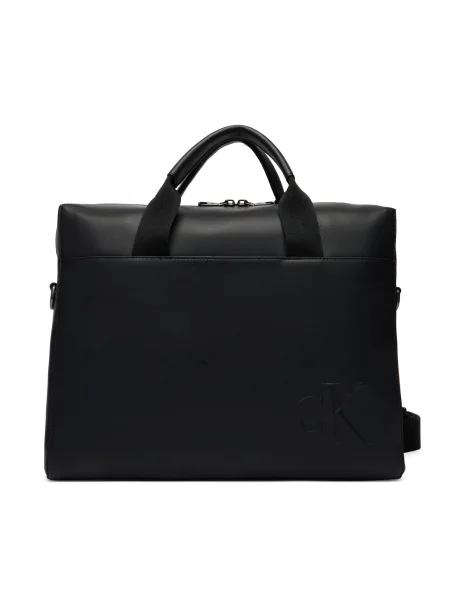 Calvin Klein Geantă pentru laptop Bold Ck Commuter negru