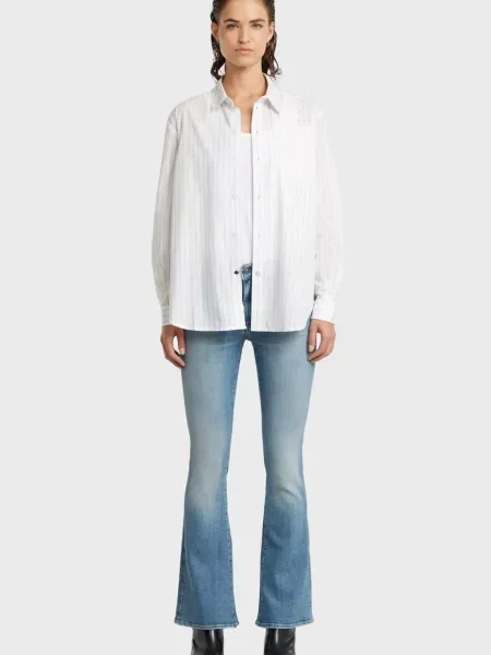 Джинси кльош G-star Raw блакитні