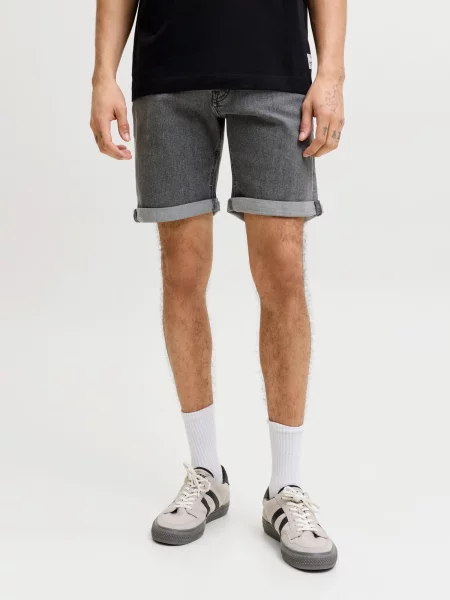 JACK & JONES Džínsy JJIRICK JJORIGINAL denim čierny